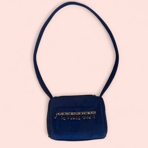 Elegant Blue Shoulder Bag
